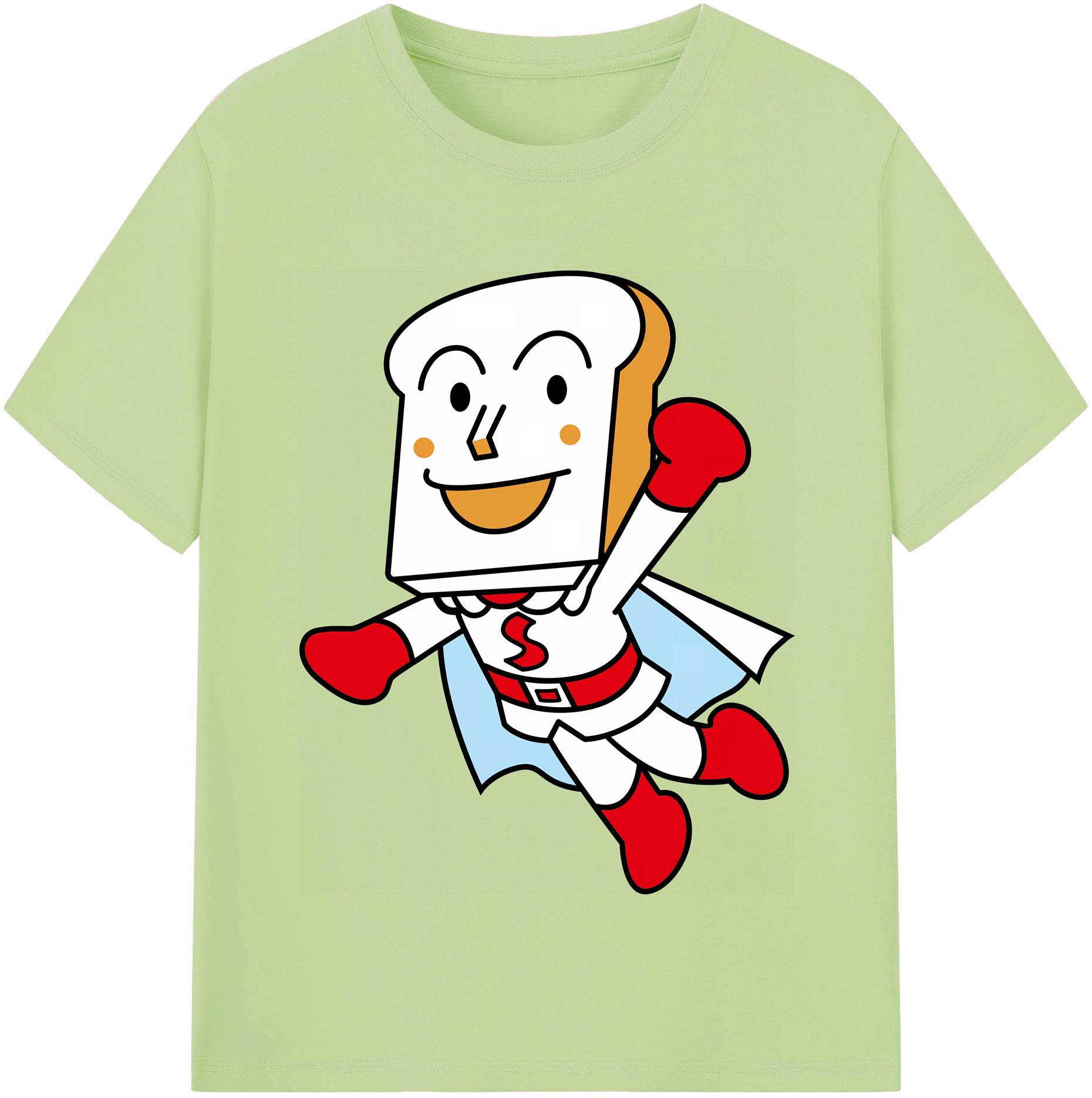 （画像用） アンパンマン Anpanman 綿100％半袖Tシャツ（フロントプリント）